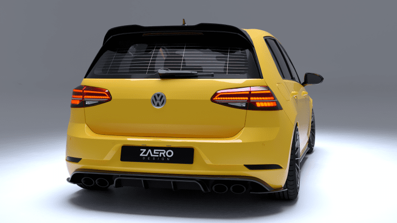 Zaero Design EVO-1 DIFFUSOR FÜR VW GOLF 7 R (FACELIFT)