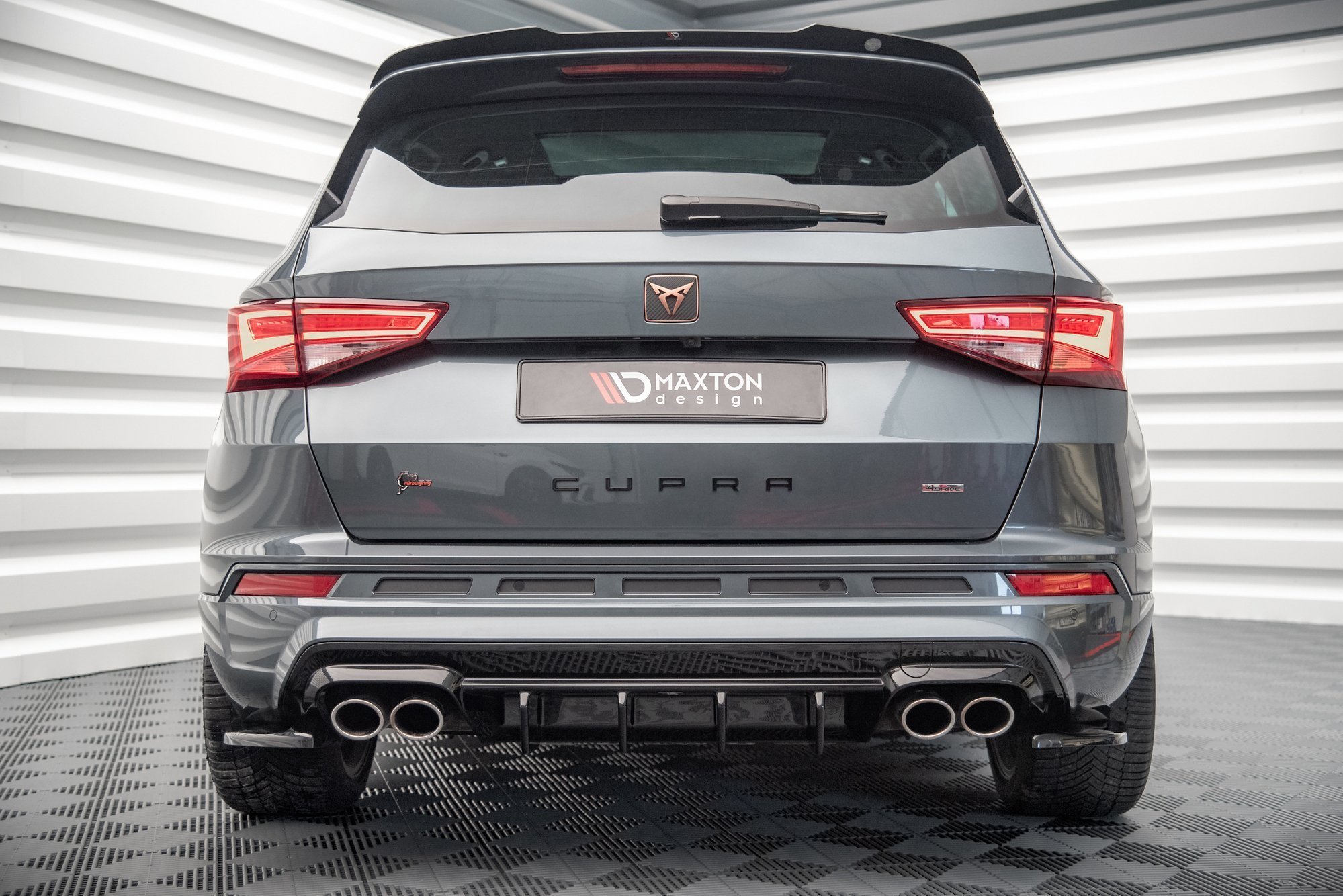 Maxton Design Spoiler CAP für Cupra Ateca schwarz Hochglanz