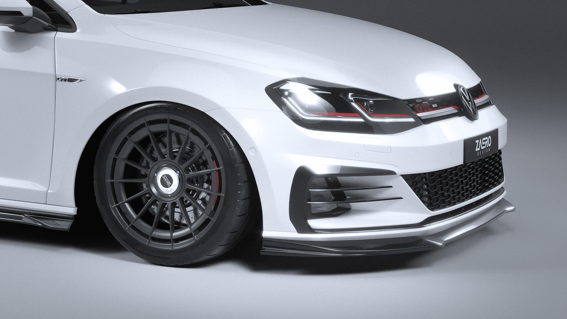 Zaero Design EVO-1 FRONTLIPPE FÜR VW GOLF 7 GTI | GTD (FACELIFT)