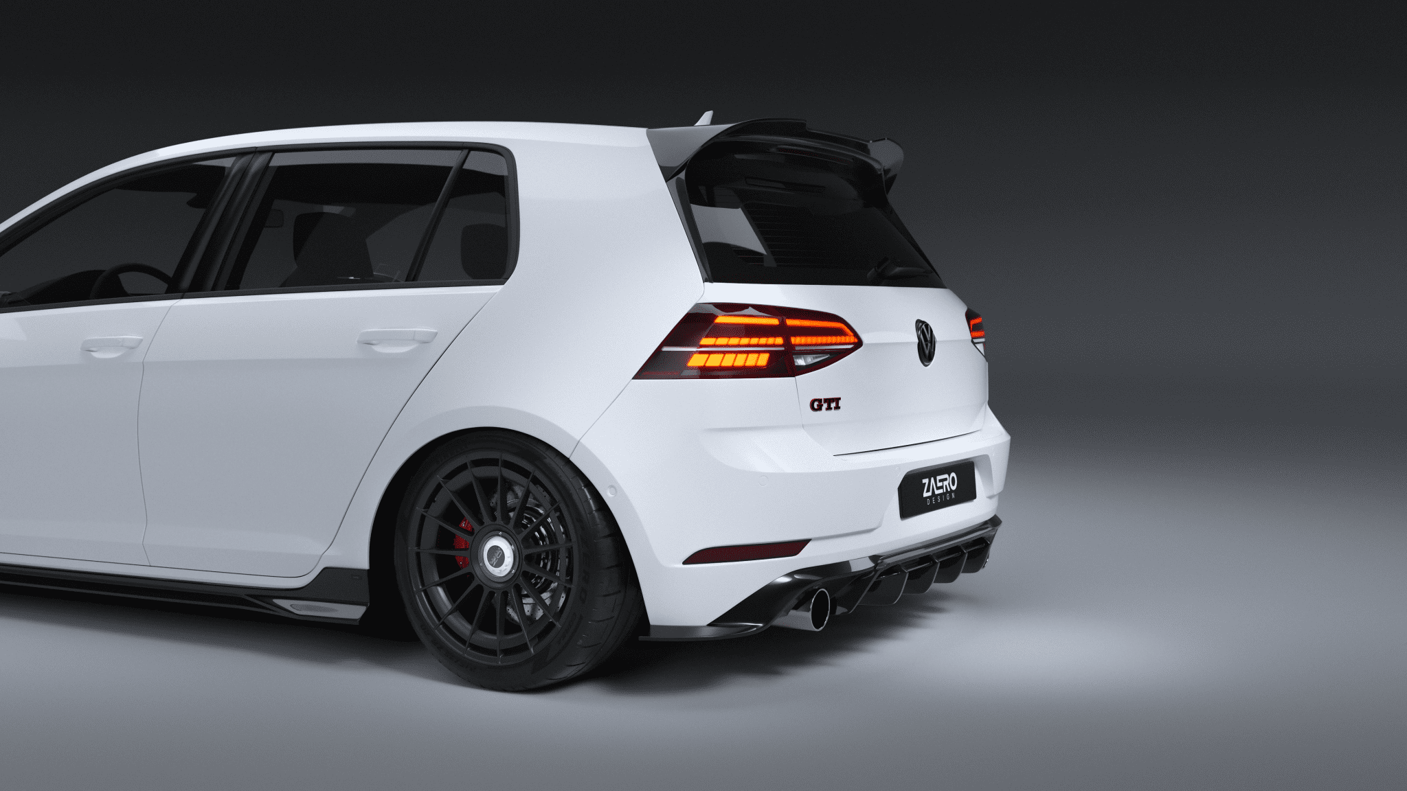 Zaero Design EVO-1 DIFFUSOR FÜR VW GOLF 7 GTI (FACELIFT)