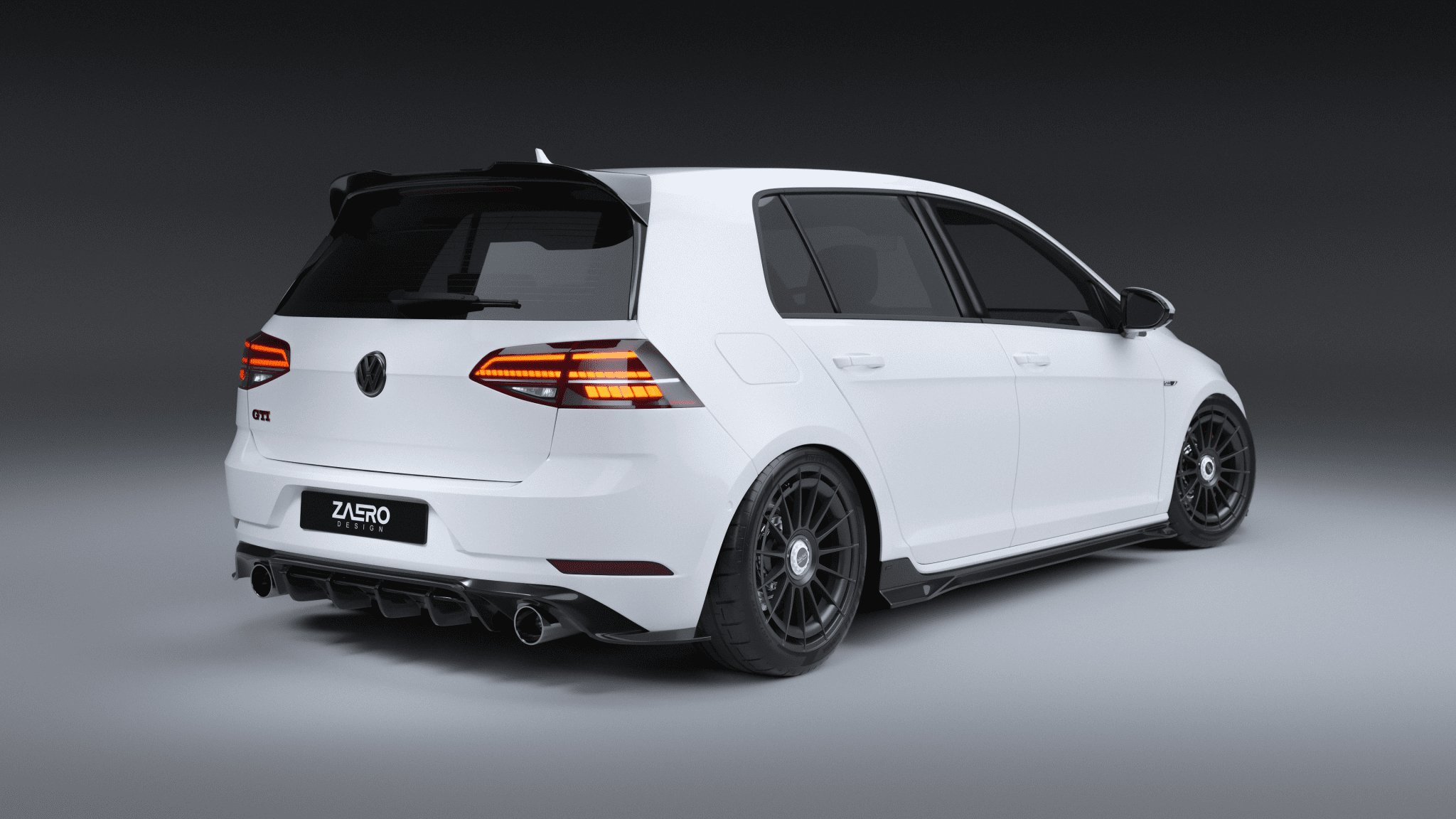 Zaero Design EVO-1 DIFFUSOR FÜR VW GOLF 7 GTI (FACELIFT)