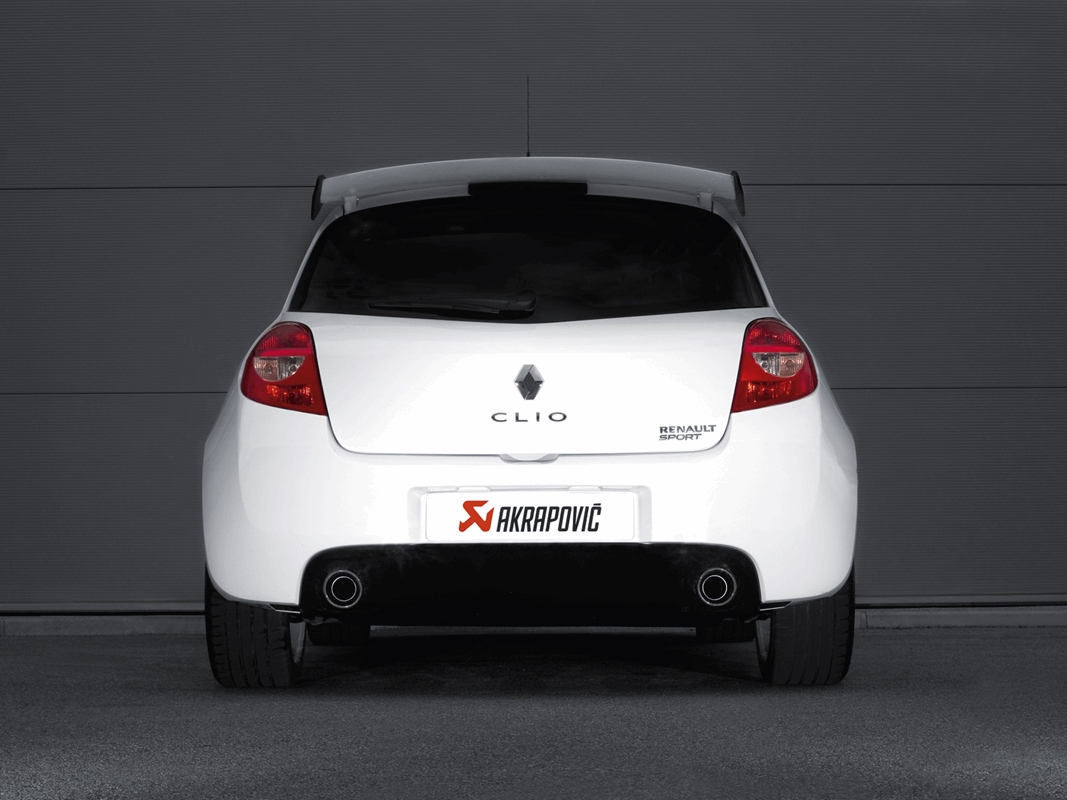 Akrapovic Slip-On Line (Edelstahl) für Renault Clio III RS 200 2012