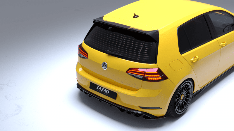 Zaero Design EVO-1 DIFFUSOR FÜR VW GOLF 7 R (FACELIFT)