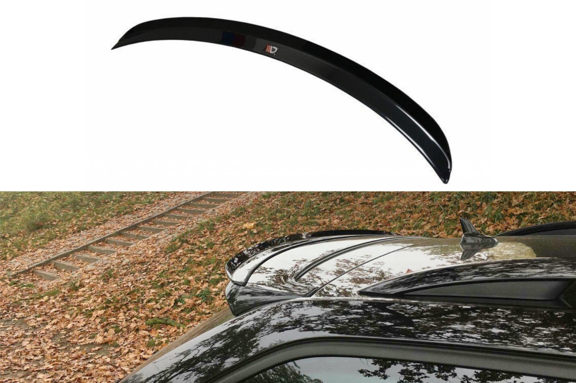 Maxton Design Spoiler CAP für Skoda Octavia RS Mk3 / Mk3 FL Combi schwarz Hochglanz