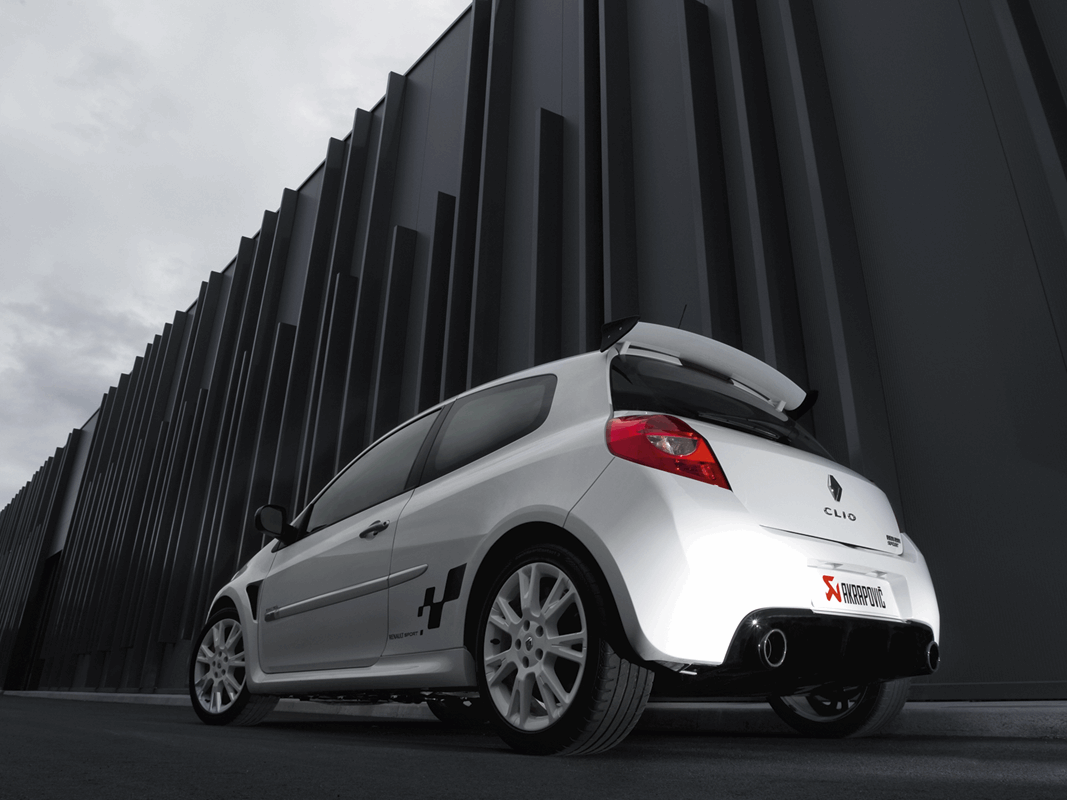 Akrapovic Slip-On Line (Edelstahl) für Renault Clio III RS 200 2012