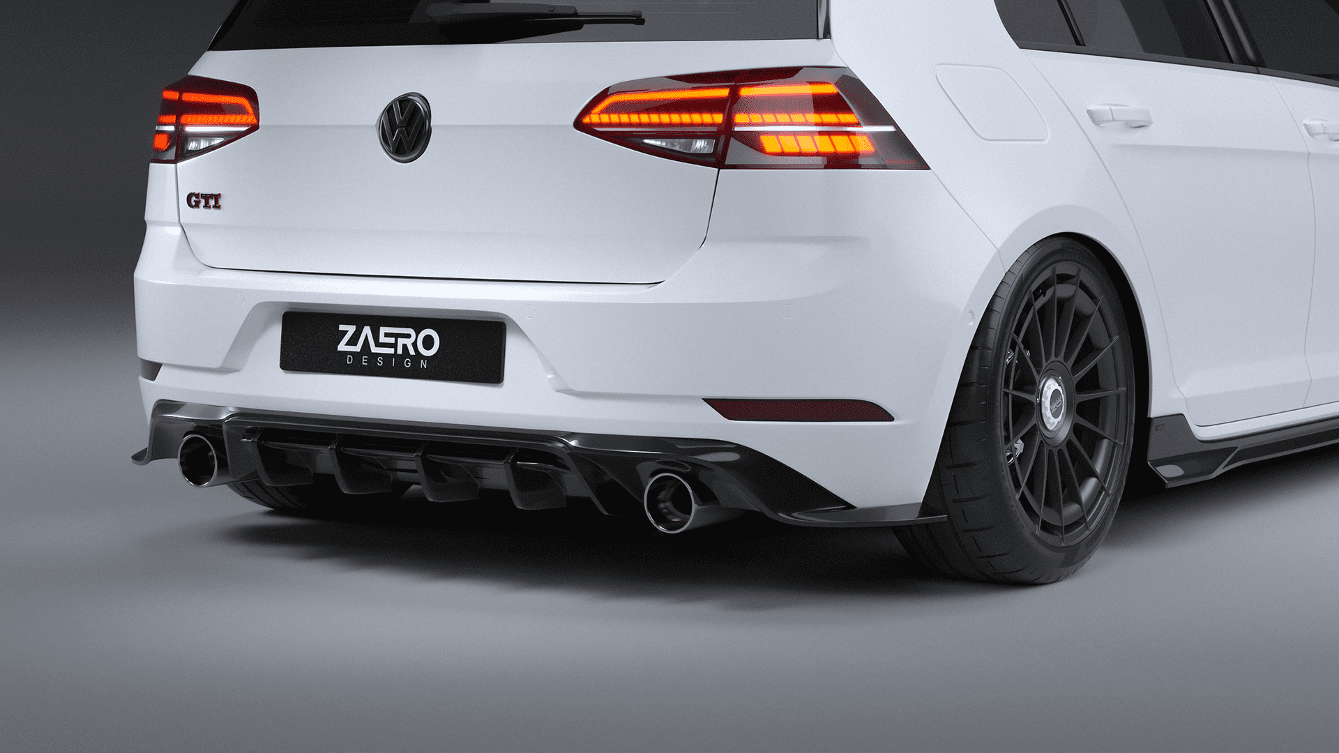 Zaero Design EVO-1 DIFFUSOR FÜR VW GOLF 7 GTI (FACELIFT)