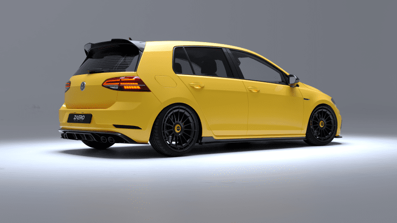 Zaero Design EVO-1 DIFFUSOR FÜR VW GOLF 7 R (FACELIFT)