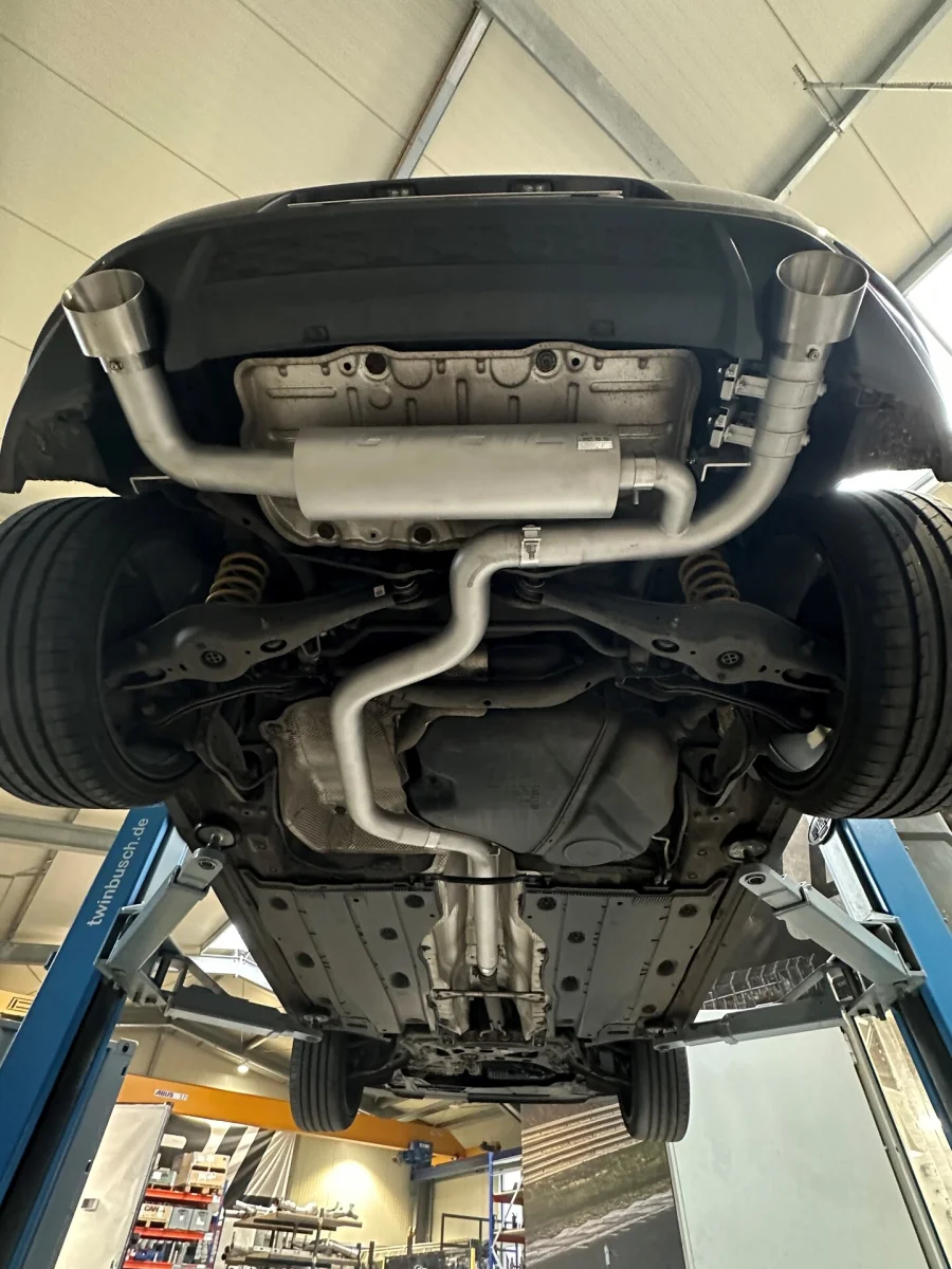 Grail Straightpipe Klappenabgasanlage für VW Golf 7 GTI 3-Zoll