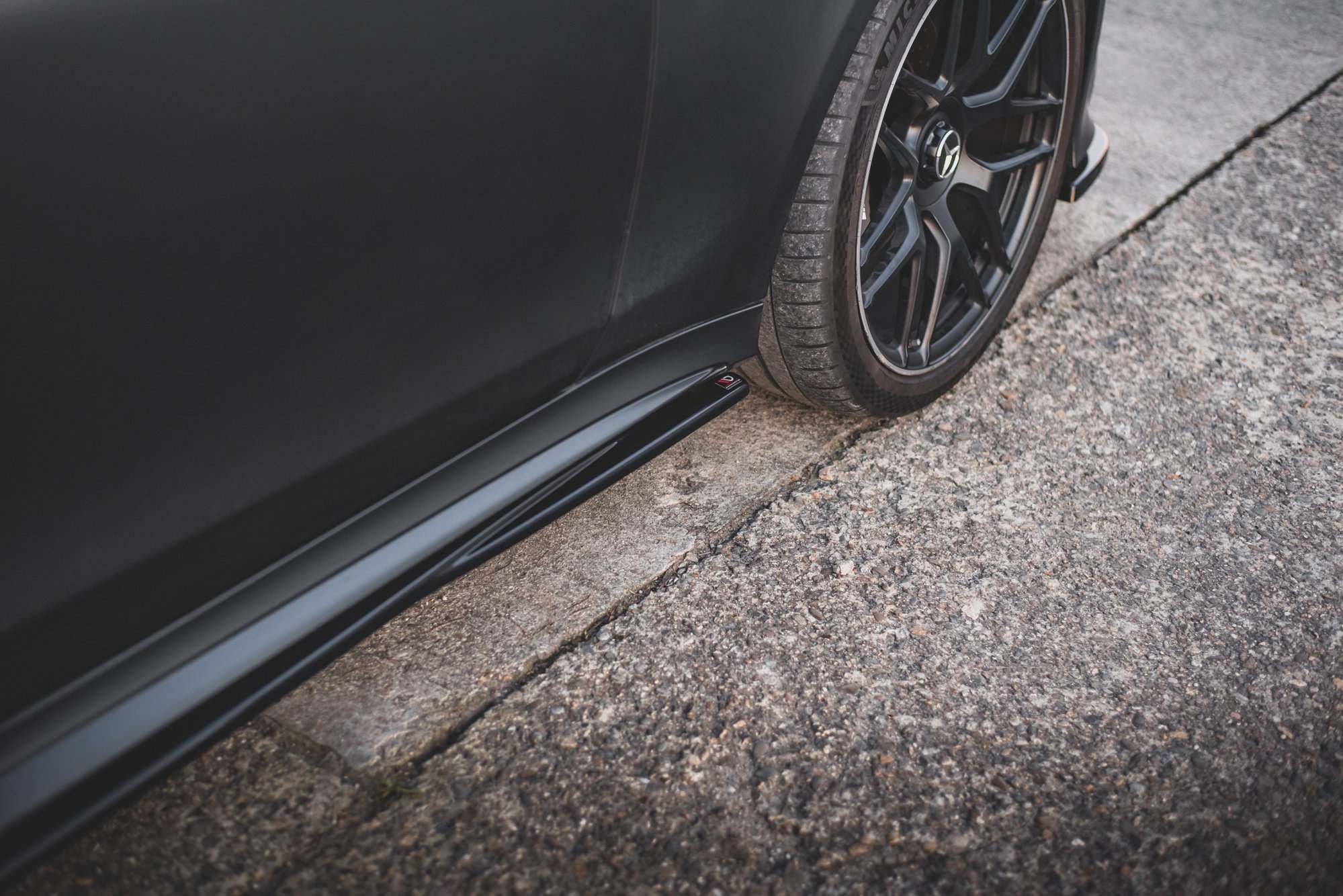 Maxton Design Seitenschweller Ansatz für Mercedes-AMG GT 53 4-Door Coupe schwarz Hochglanz