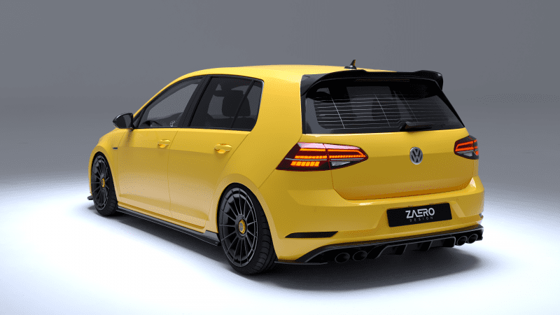 Zaero Design EVO-1 DIFFUSOR FÜR VW GOLF 7 R (FACELIFT)