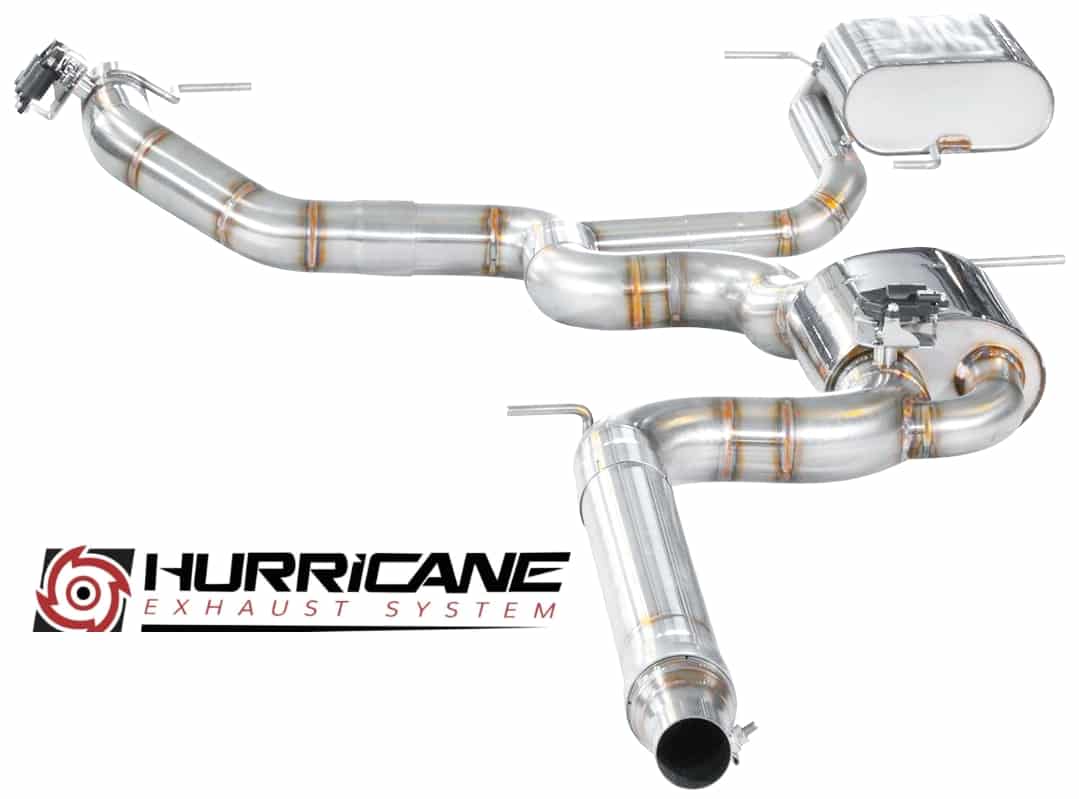 Hurricane 3,5" Auspuffanlage für Skoda Octavia RS 245PS OPF 5E V3