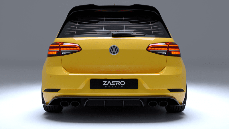 Zaero Design EVO-1 DIFFUSOR FÜR VW GOLF 7 R (FACELIFT)