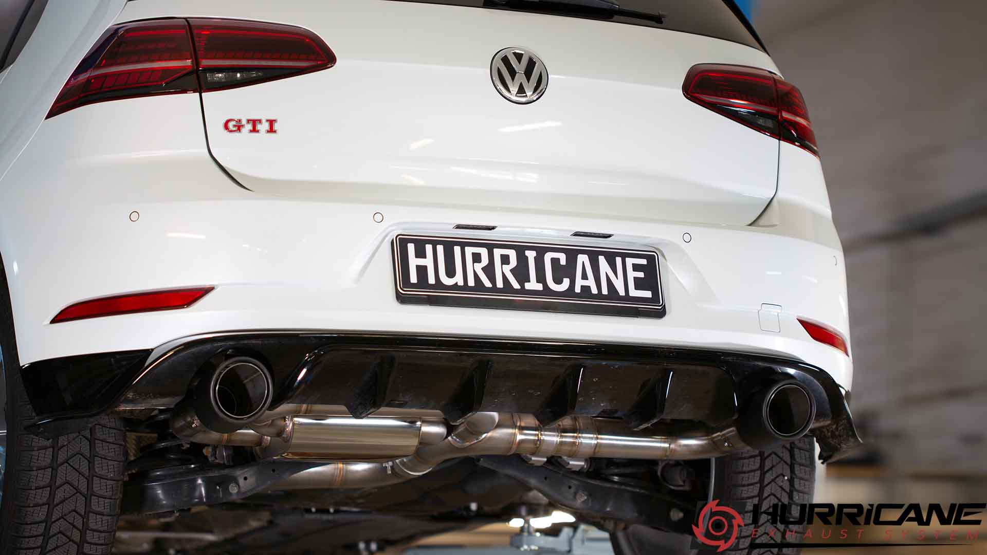 Hurricane 3,5" Auspuffanlage für VW Golf 7.5 GTI Facelift V3