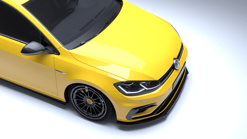 Zaero Design EVO-1 FRONTSPOILER FÜR VW GOLF 7 R (FACELIFT)