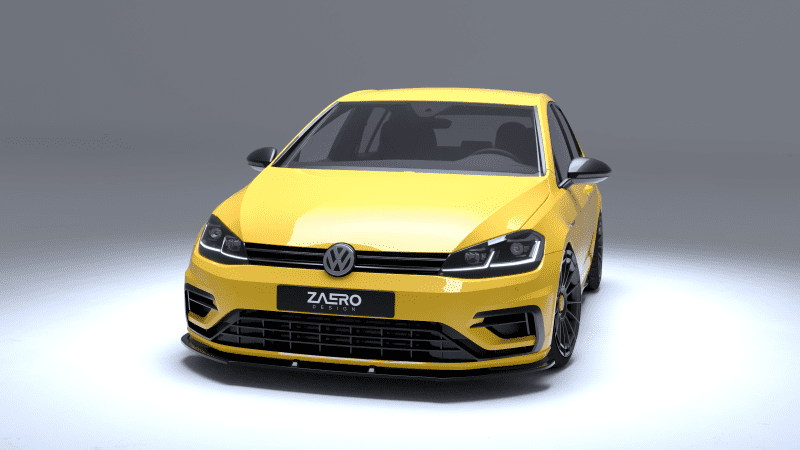 Zaero Design EVO-1 FRONTSPOILER FÜR VW GOLF 7 R (FACELIFT)