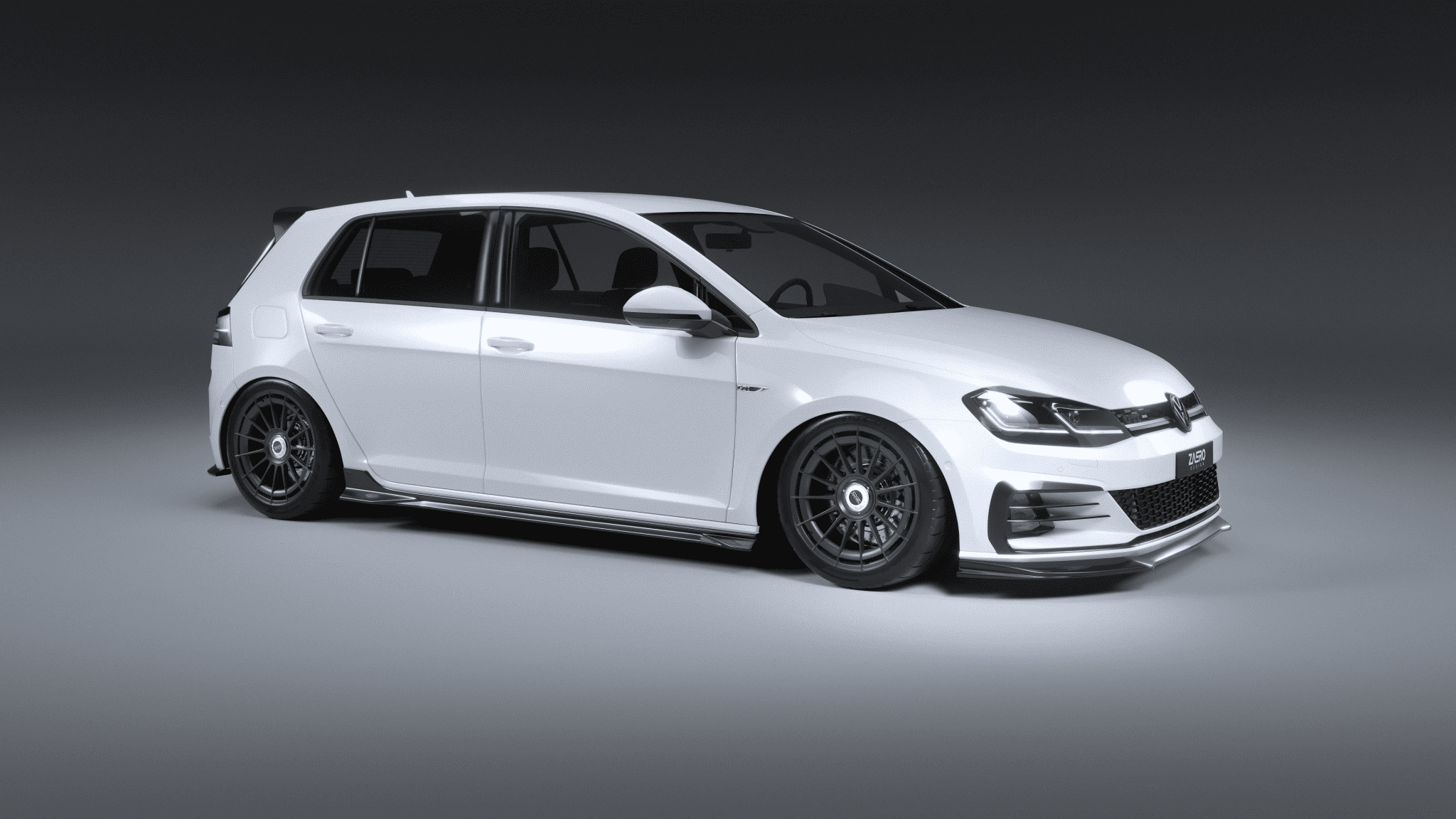 Zaero Design EVO-1 FRONTLIPPE FÜR VW GOLF 7 GTI | GTD (FACELIFT)